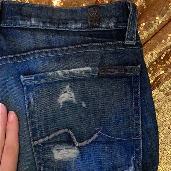 7 For All Mankind Roxanne Jeans Size 27 - Picture 7 of 10